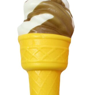 (BROWN) Large Ice Cream Cone Squishy Slow Rise Sweet Treat - Sen