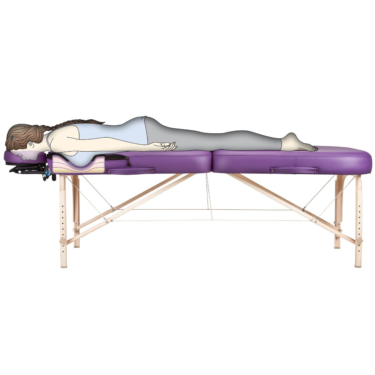 EarthLite® Infinity Conforma™ Portable Massage Table Only - Image 4