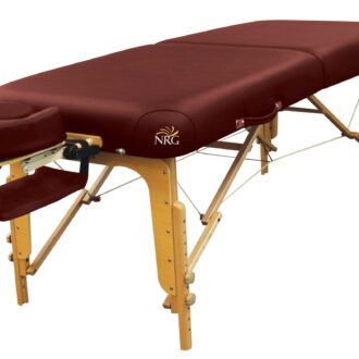 NRG Vedalux Massage Table Package Burgundy