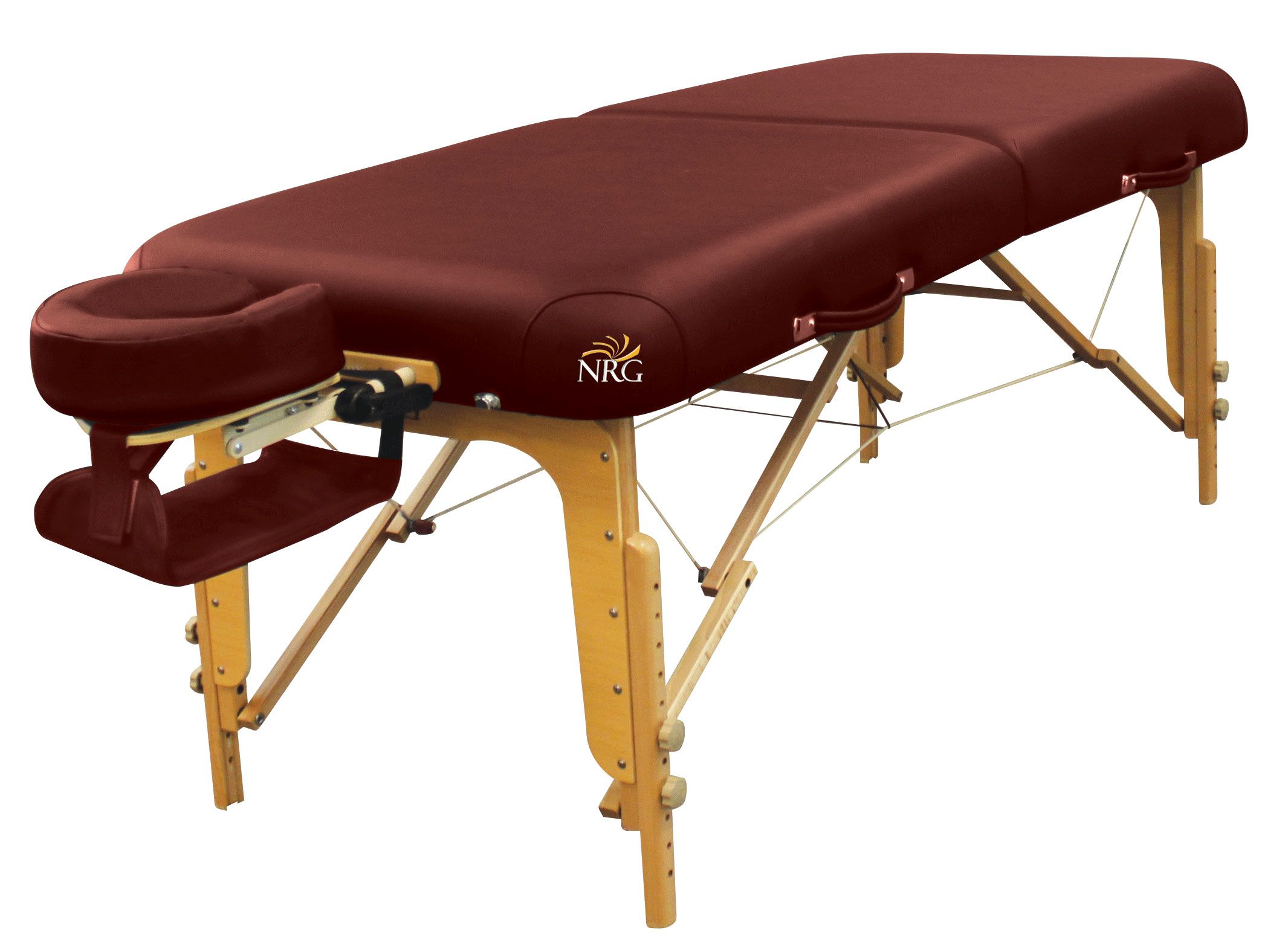 NRG Vedalux Massage Table Package Burgundy