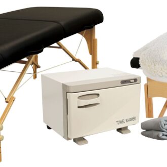 NRG® Karma Portable Massage Table and Hot Towel Cabinet Kit