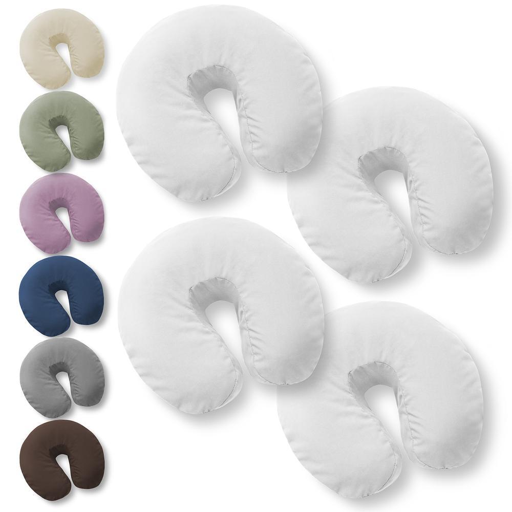 4-Pack Premium Microfiber Fitted Massage Table Cradle Cover