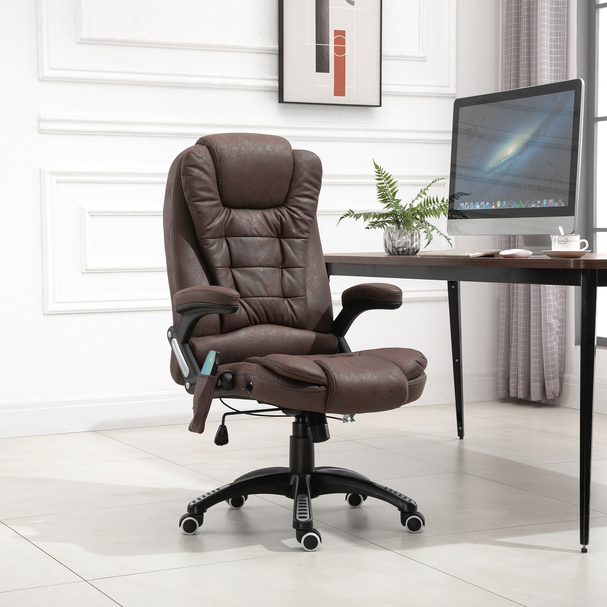 Vinsetto Ergonomic Vibrating Executive Massage Office Chair, wit - Image 6