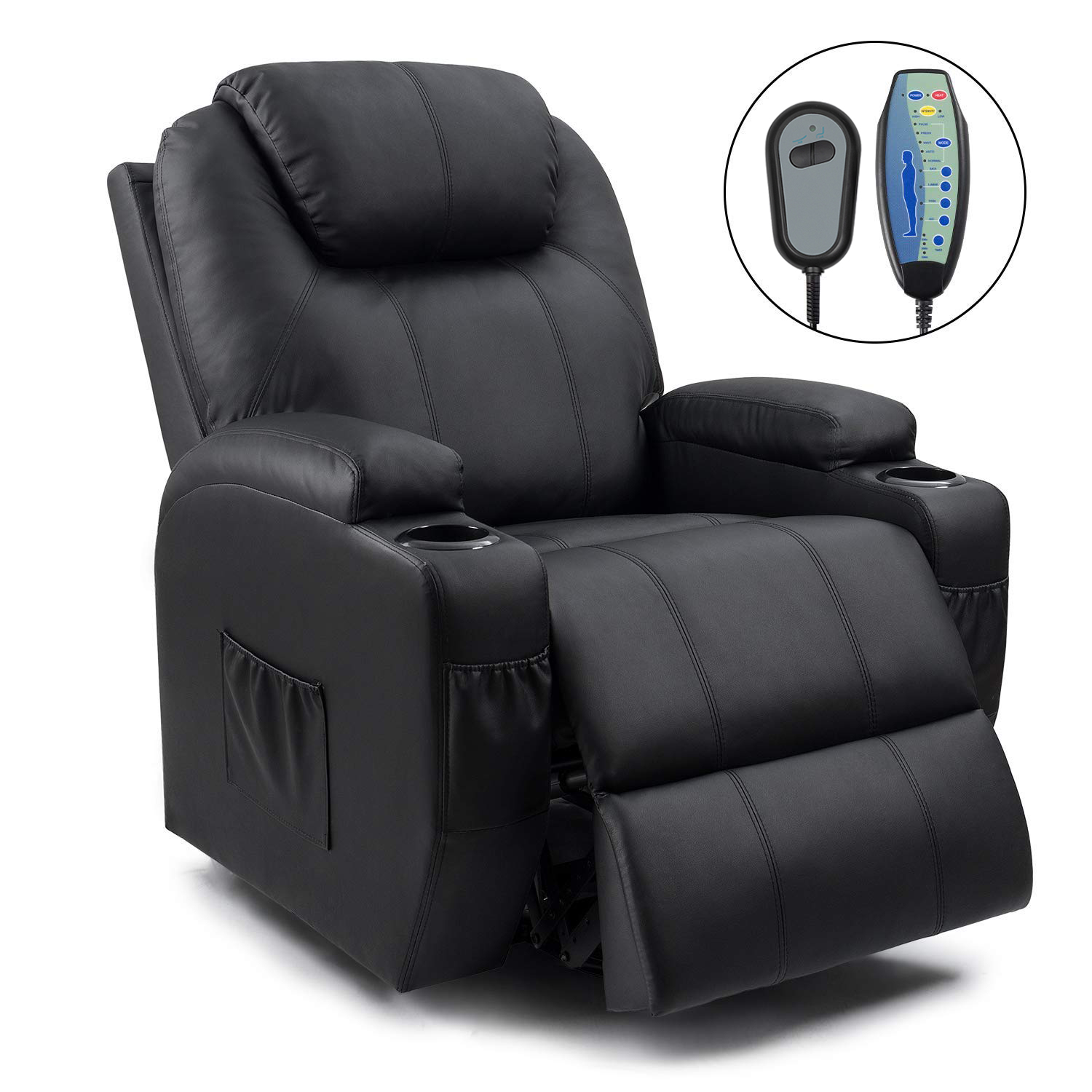 Victal Ergonomic Electric Power Lift Massage Recliner with Heati