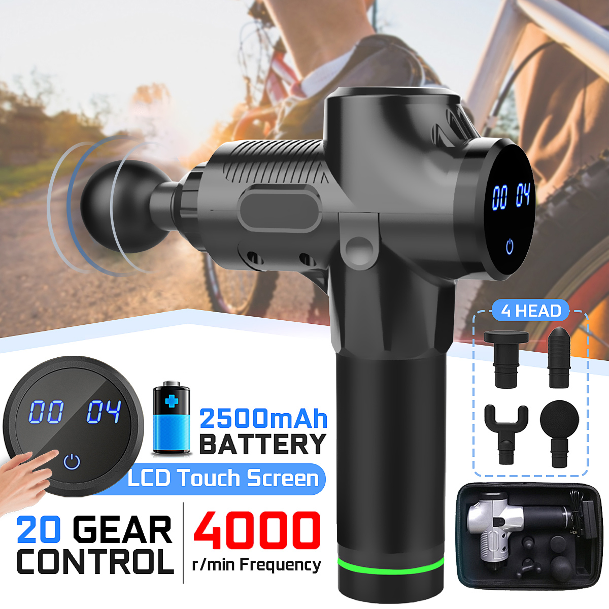 Novashion Muscle Massage Gun- Handheld Deep Tissue Muscle Massag