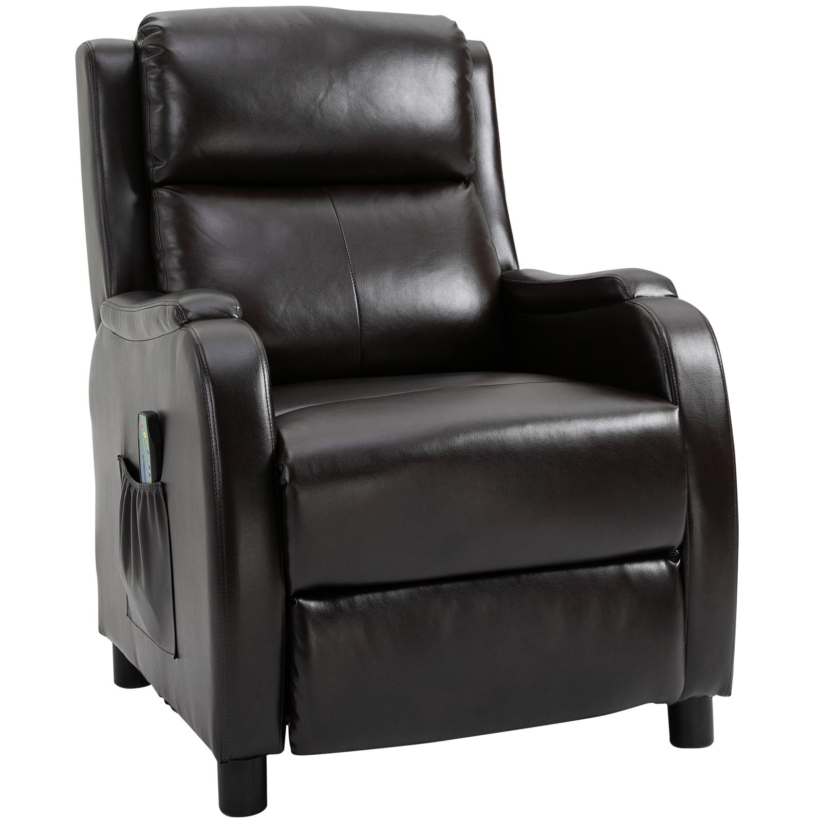 HOMCOM PU Electric Massage Sofa Manual Control 165° Reclining So