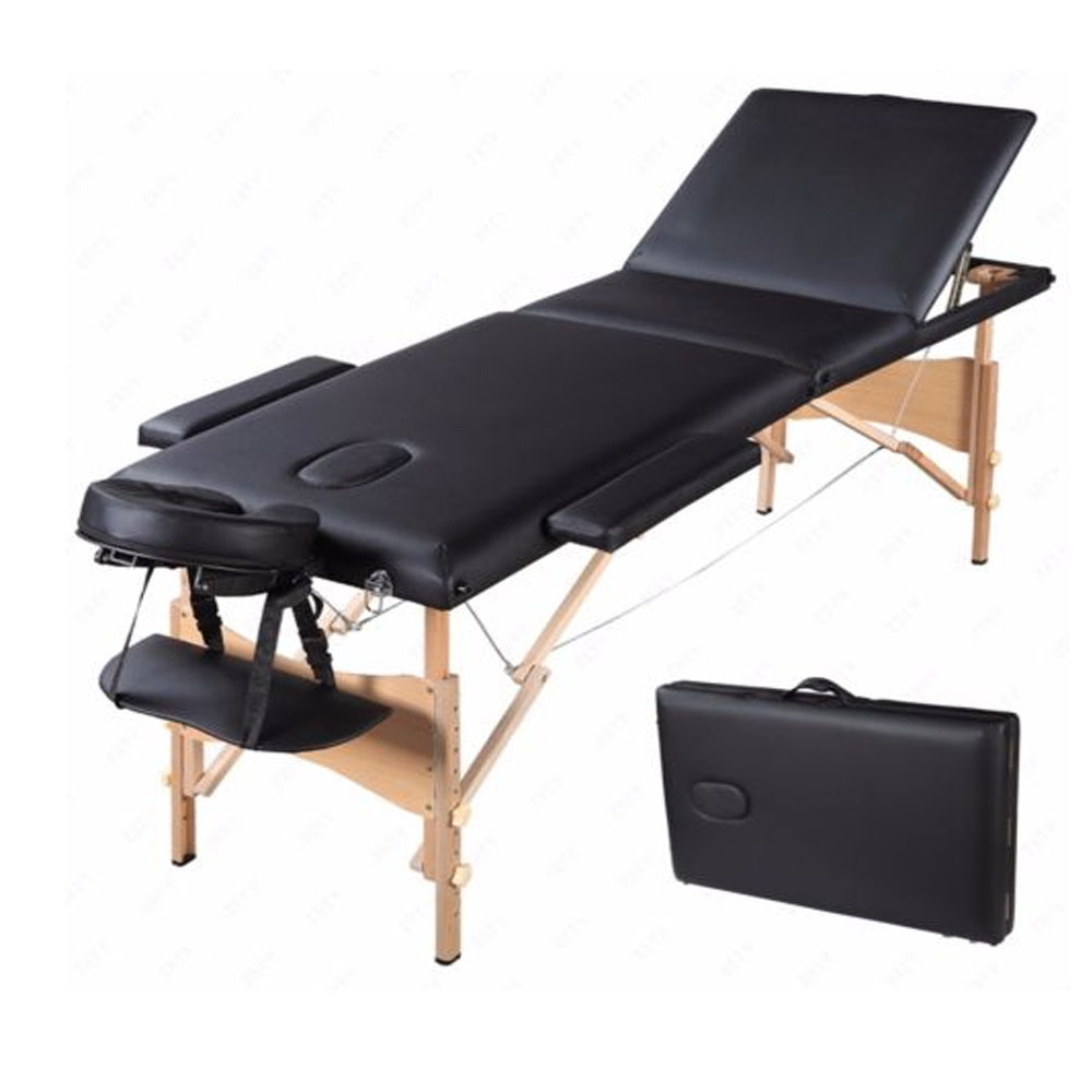 3 Sections Folding Portable Massage Table Set