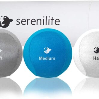 Serenilite 3X Hand Therapy Exercise Stress Ball Bundle - Soft, M