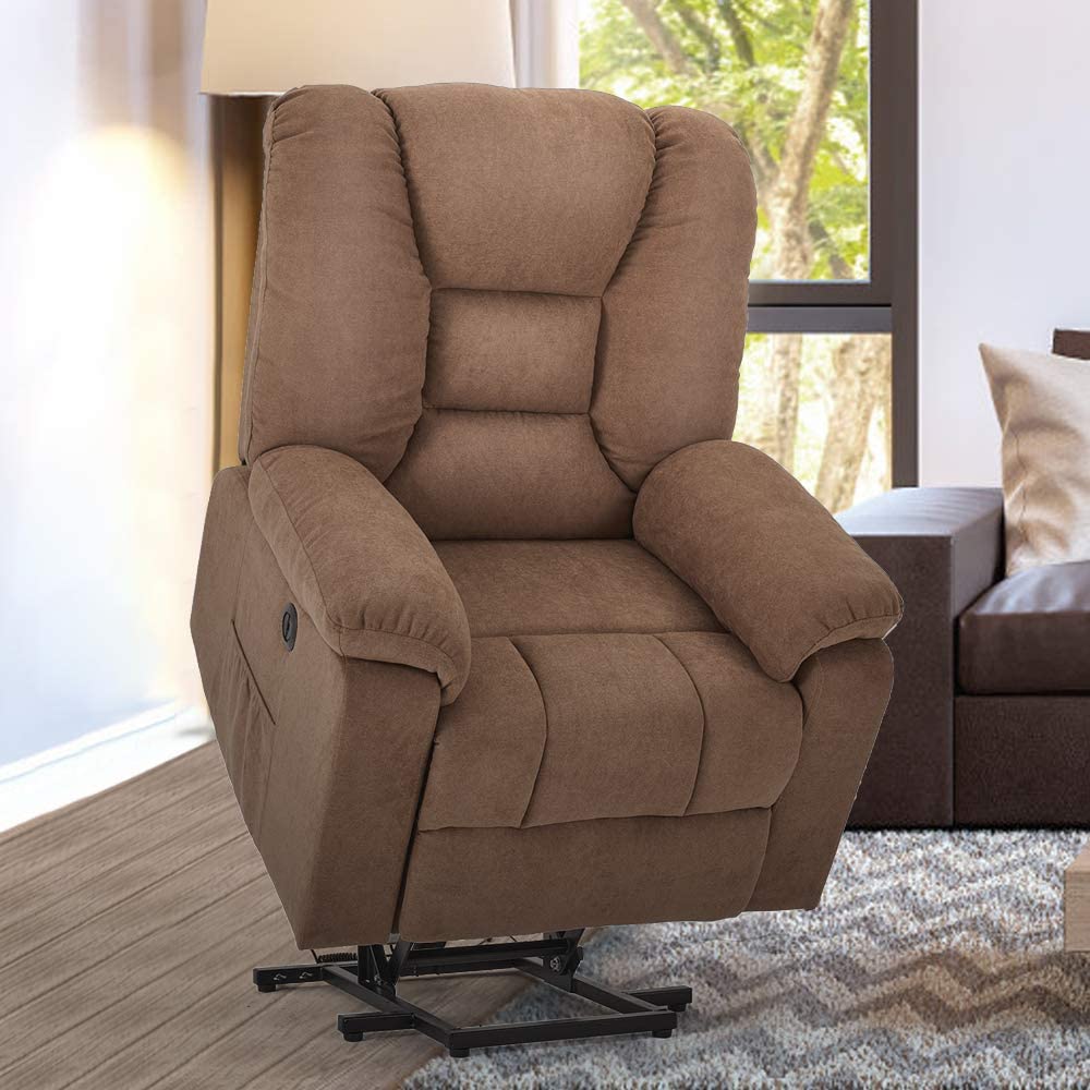 Microfiber Power Lift Electric Recliner Chair