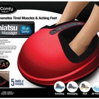 uComfy Shiatsu Foot Massager with Deep Kneading, Heat Features,