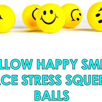 Smiley Face Stress Ball Pk/24