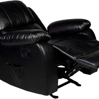 Clarkson Massage Recliner, Black