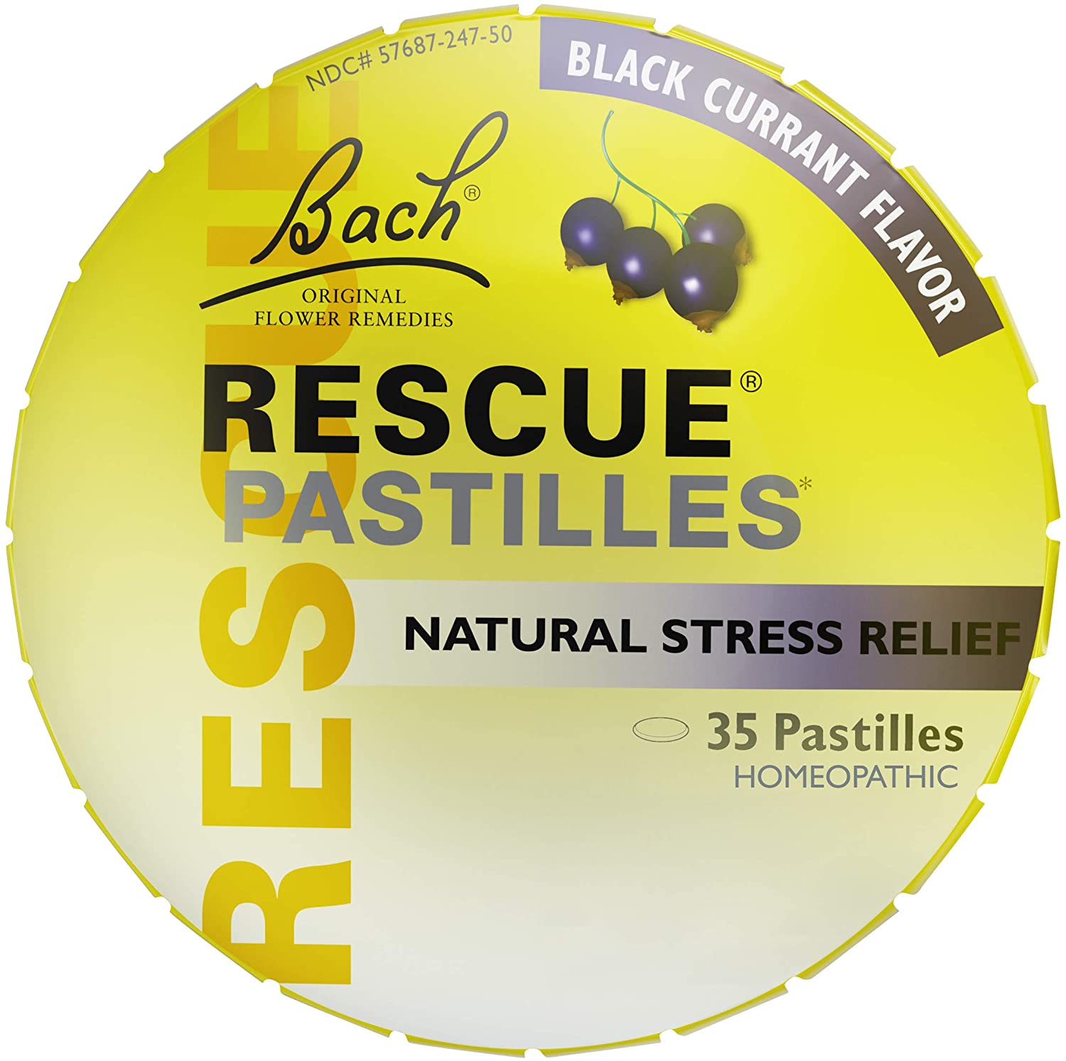 Bach Original Flower Remedies Rescue Pastilles Natural Stress Re