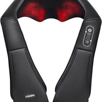 Shiatsu Back and Neck Massager with Heat Deep Kneading Massage f
