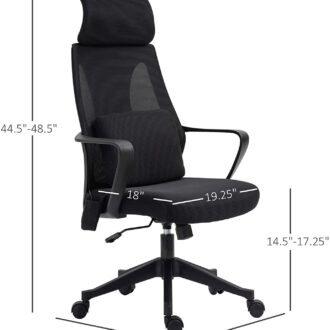 Vinsetto Ergonomic Vibrating Executive Massage Office Chair, wit