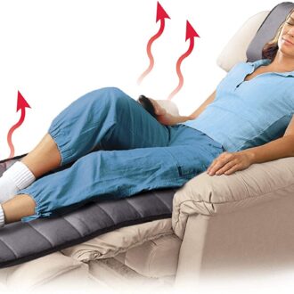 Full-Body Shiatsu Massage Mat with Heat and Handheld Controller