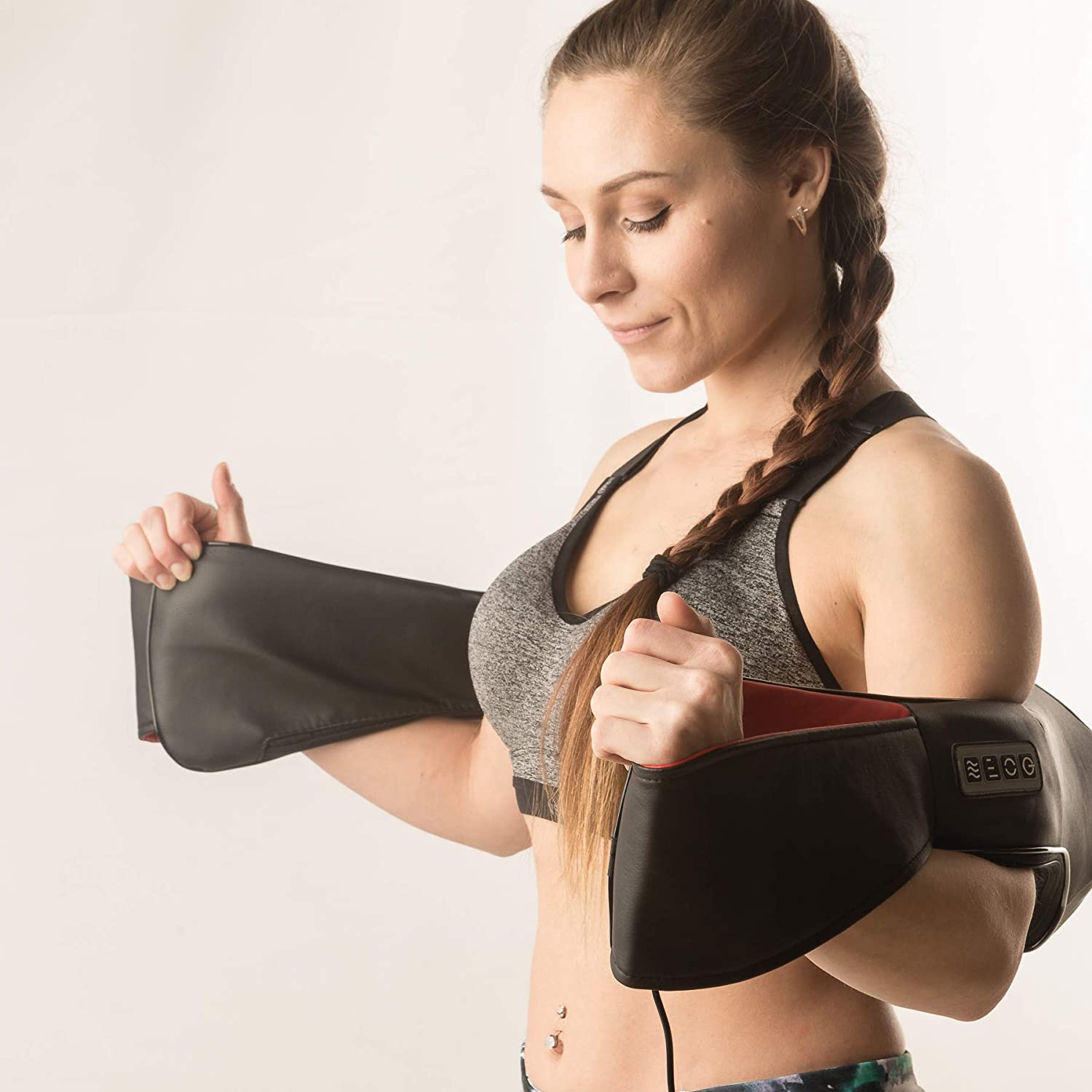 Pur Relaxation Shiatsu Back Shoulder & Neck Massager with Heat -