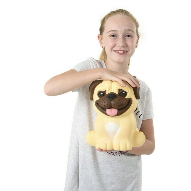 10" JUMBO SQUISH PUG Squeeze Toy Squishy Squishie