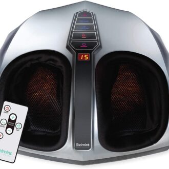 Belmint Shiatsu Foot Massager with Heat, Deep-Kneading and 5 Pre