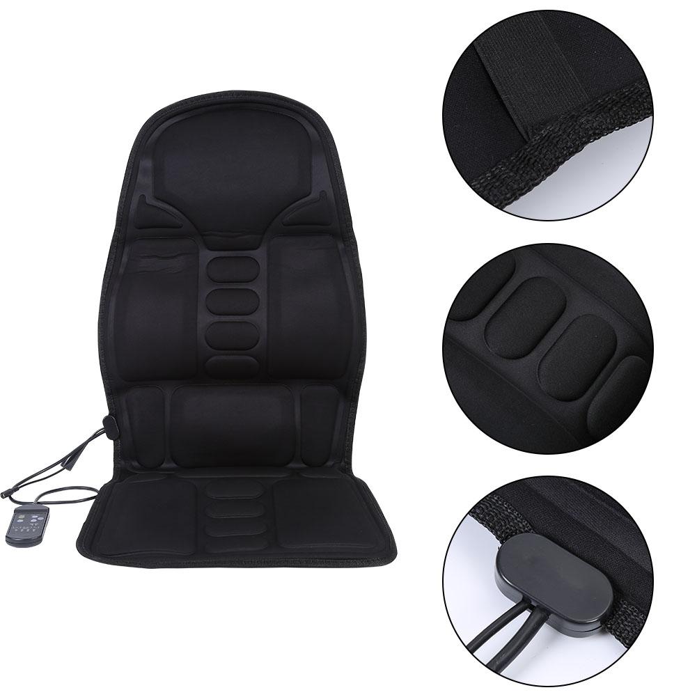 Heated Electric Car Back Neck Lumbar Full Body Massage Massager
