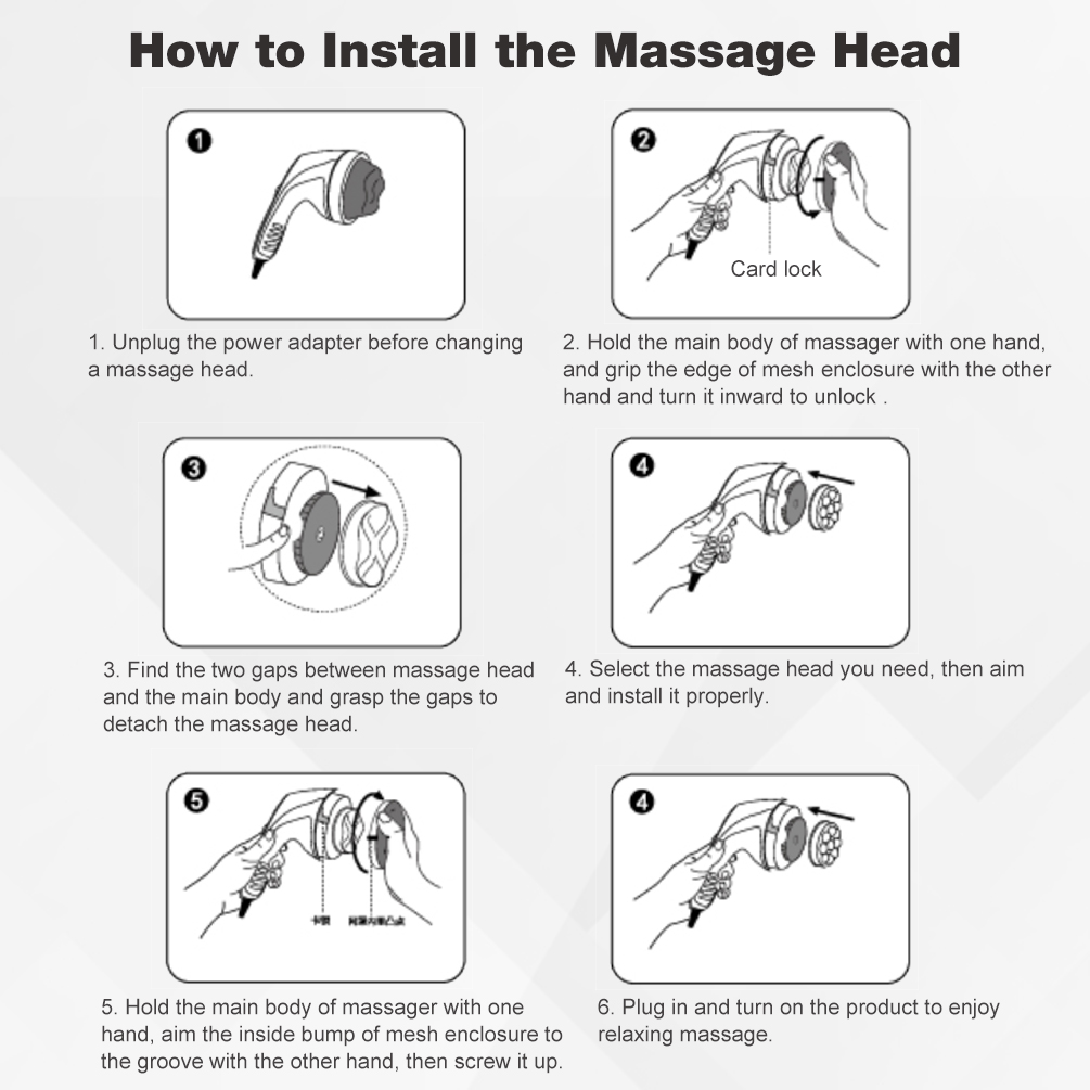 Ikeepi Electric Body Massager Vibration Handheld Massager Fat Re - Image 6