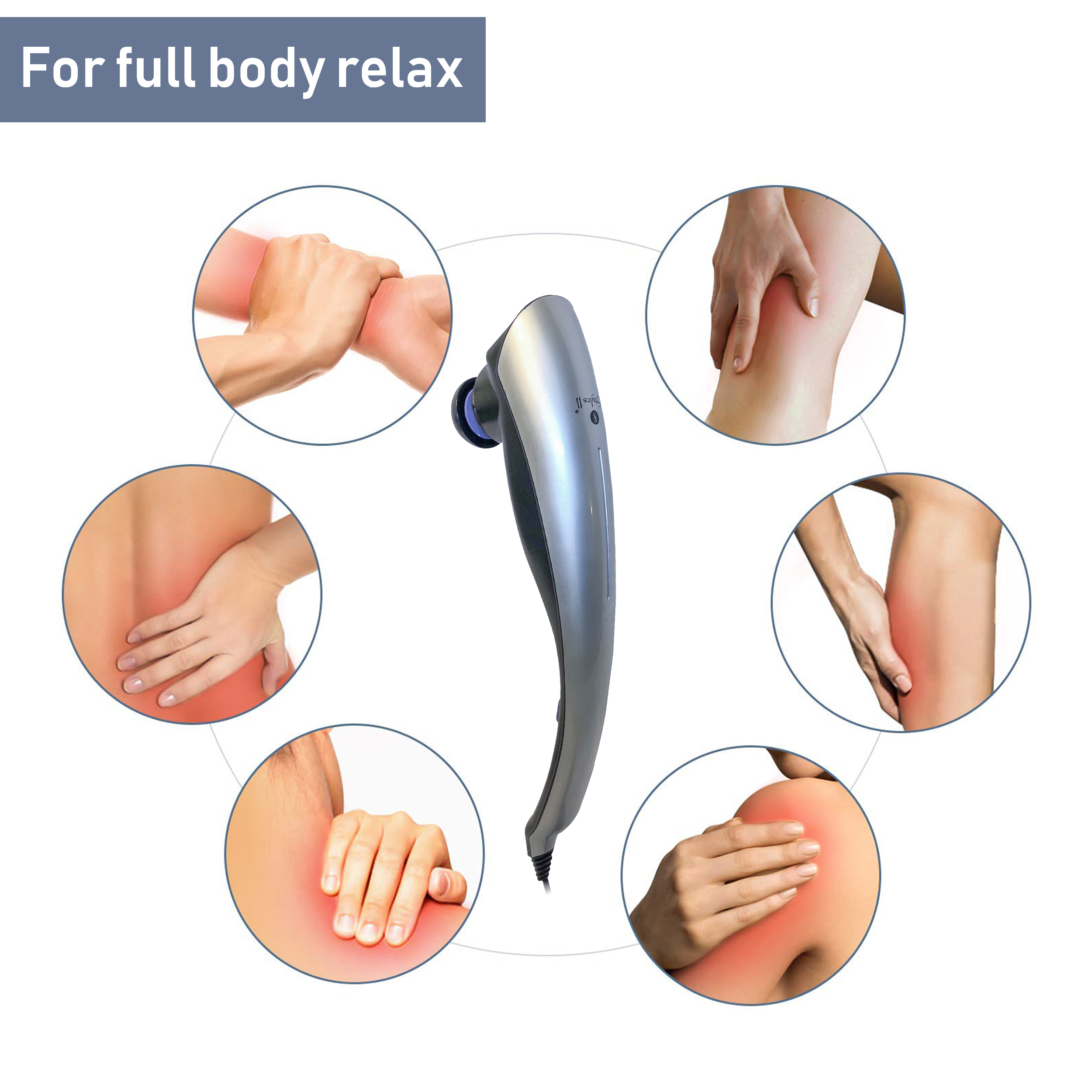 Styles II Therapeutic Percussion Body Massager - 3 Variable Atta - Image 5