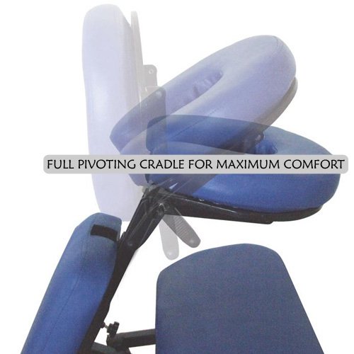 Ataraxia Deluxe Portable Folding Massage Chair w/Carry Case & St