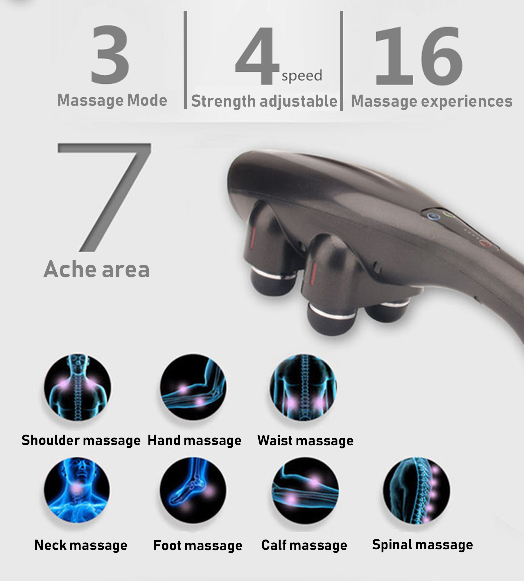 Styles II Therapeutic Percussion Body Massager - Image 3