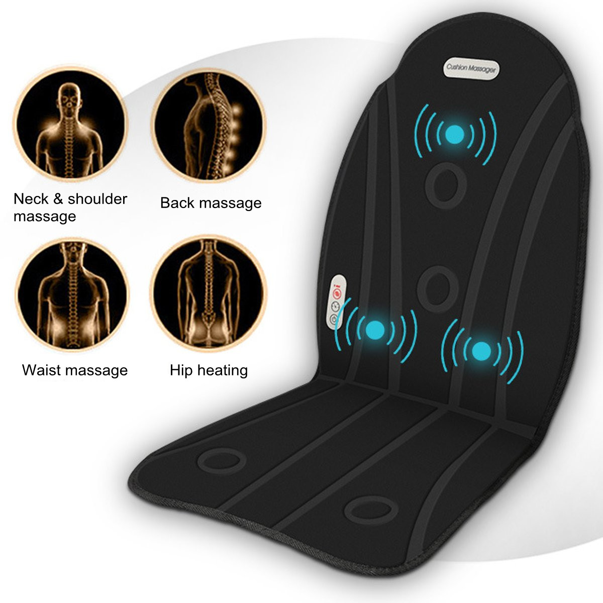 2-in-1 Vibration Heated Massage Seat Cushion
