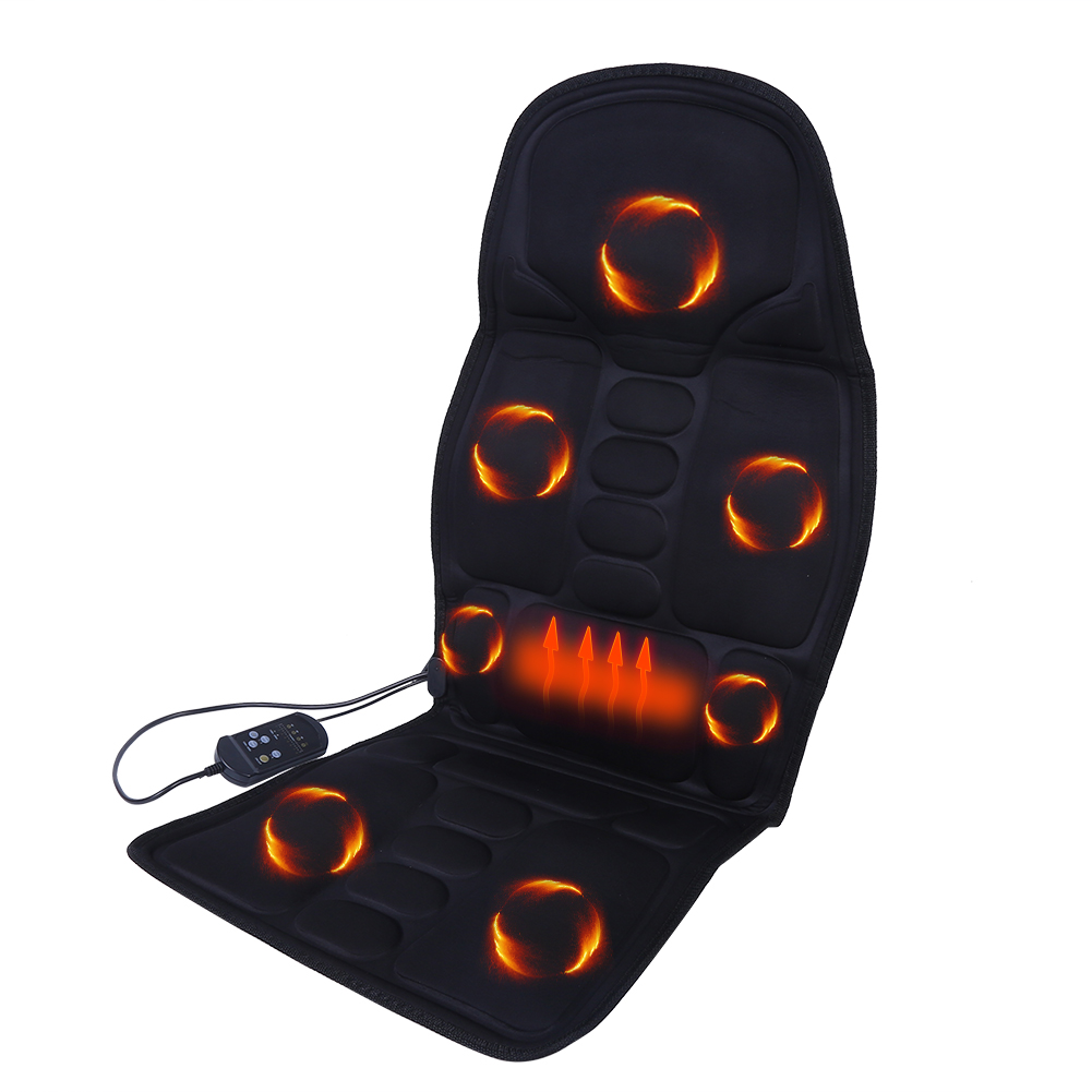 8 Mode 3 Intensity Car Back Massager Car/Home Chair Seat Massage