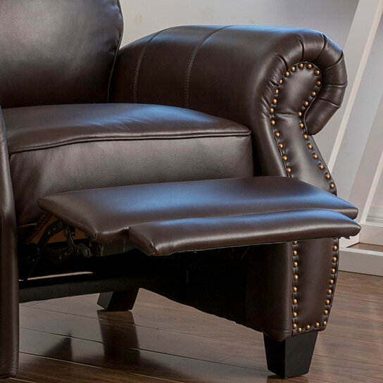 Jasmine PU Leather Recliner Club Chair - Image 3