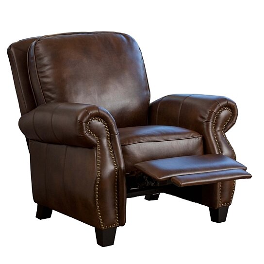 Jasmine PU Leather Recliner Club Chair