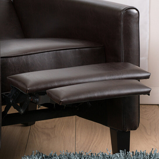 Elan Tufted Bonded Leather Recliner Chair - Image 3