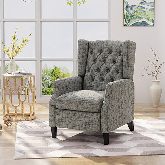 Diana Traditional Wingback Recliner - Image 2
