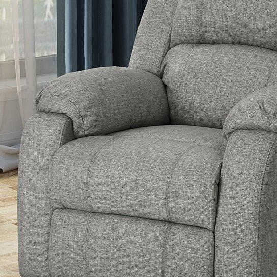 Scarlett Classic Fabric Gliding Recliner Chair - Image 4