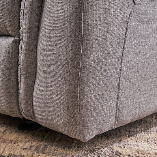 Cory Contemporary Fabric Upholstered Rocking Glider Recliner - Image 3