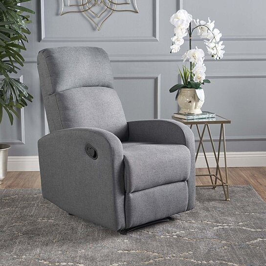 Giovanni Class Gliding Fabric Recliner - Image 3