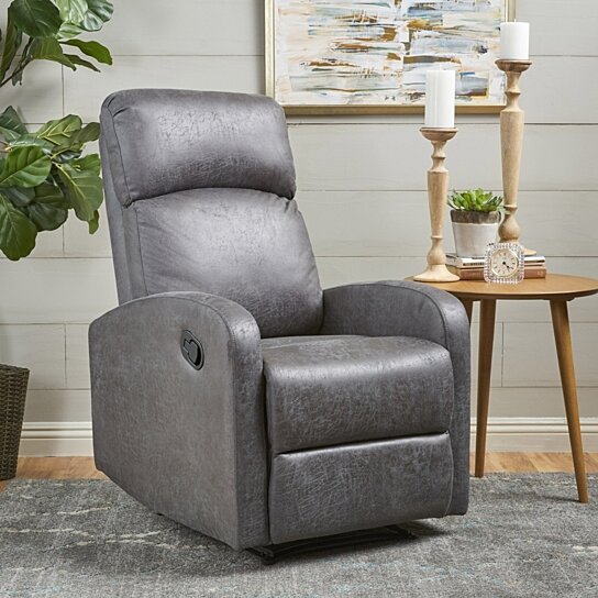 Giovanni Class Gliding Fabric Recliner - Image 6