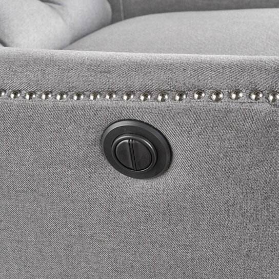Palermo Tufted Fabric Power Recliner Chair - Image 4