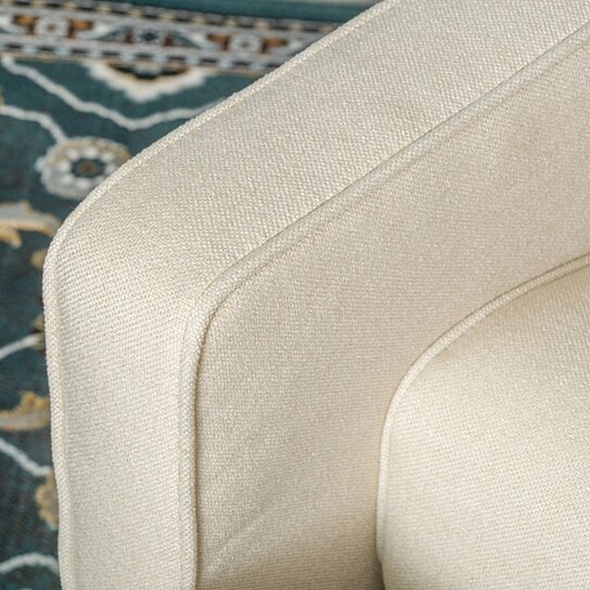 Olinda Contemporary Beige Fabric Recliner Chair - Image 3
