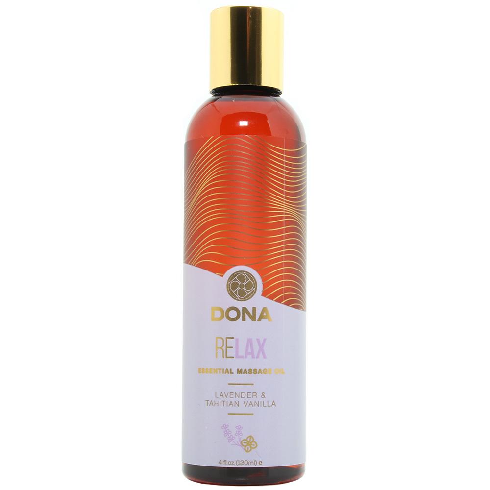 Relax Massage Oil 4oz/120ml in Lavender & Tahitian Vanilla