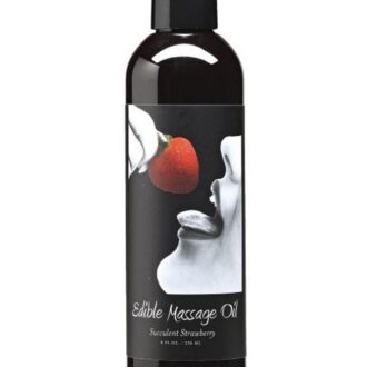 Edible Massage Oil 2oz/60ml in Succulent Strawberry
