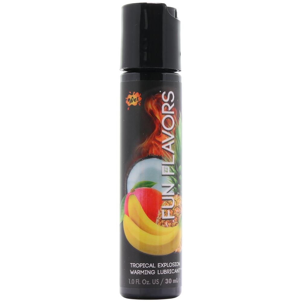 Fun Flavors Warming Lube 1oz/30ml in Tropical Explosion