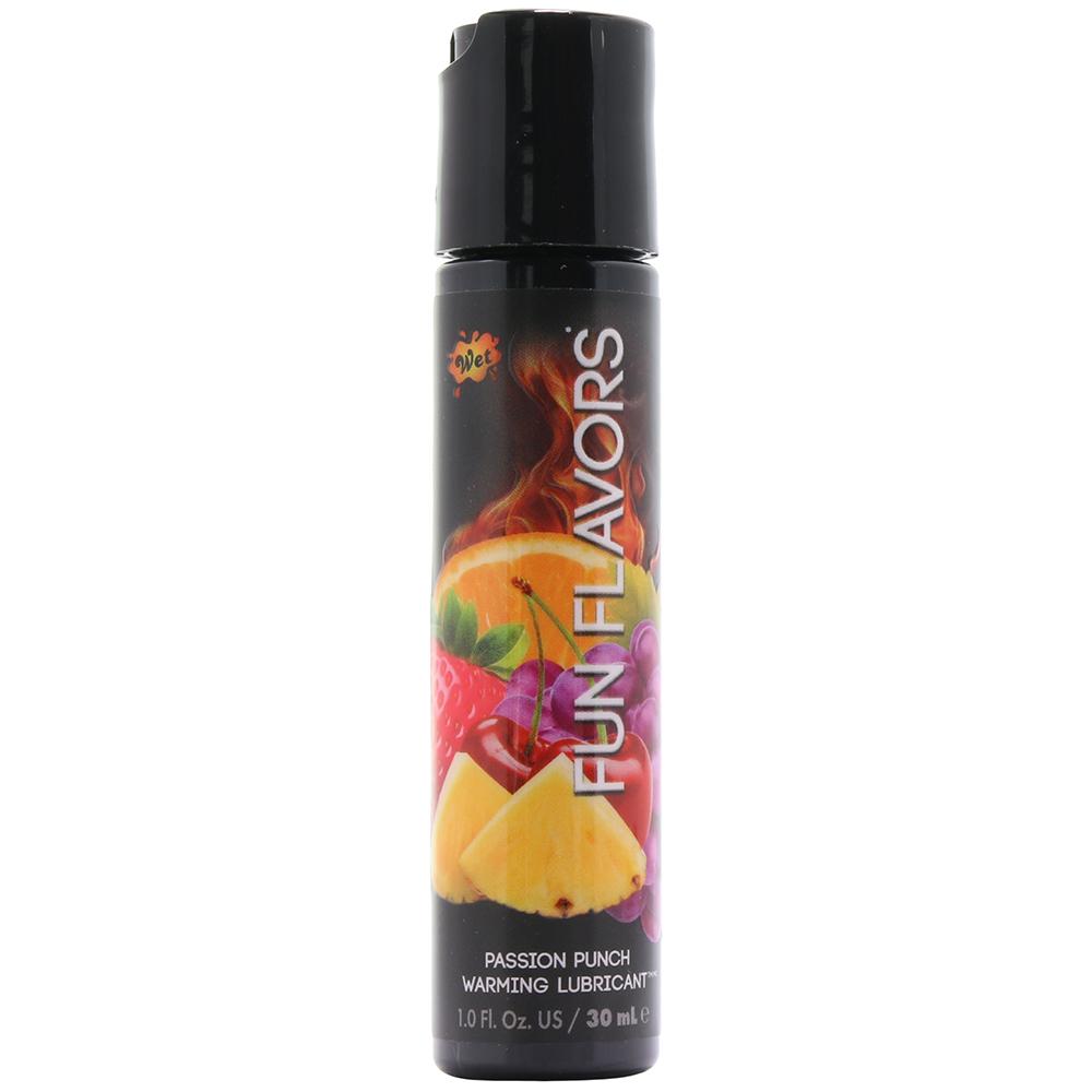 Fun Flavors Warming Lube 1oz/30ml in Passion Punch