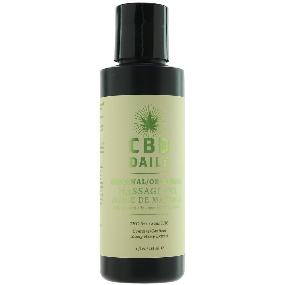 CBD Daily Original Massage Oil in 4oz./118ml
