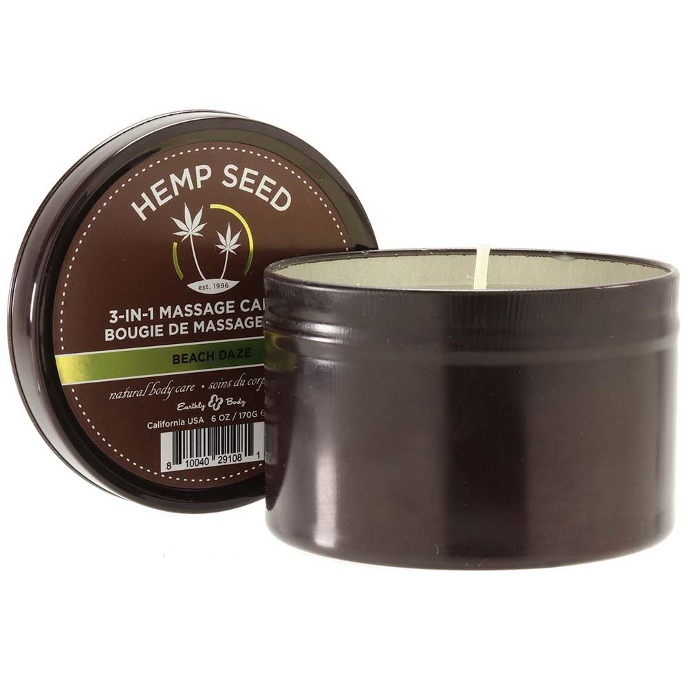 3-in-1 Massage Candle in 6oz/170g in Beach Daze