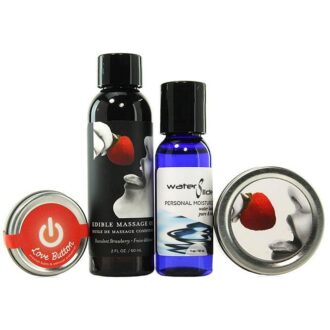 Hemp Seed Tasty Travel Set in Strawberry
