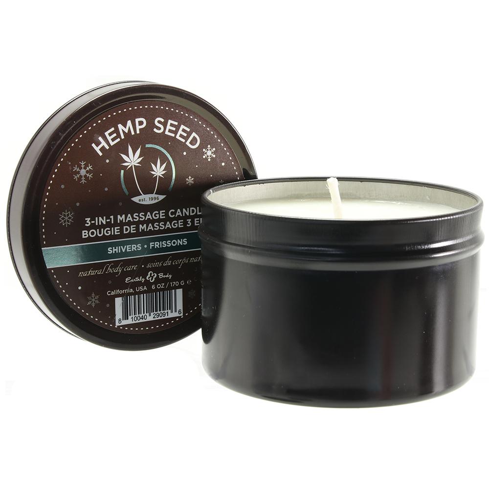 3-in-1 Massage Candle 6oz/170g in Shivers