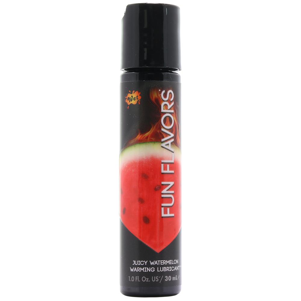 Fun Flavors Warming Lube 1oz/30ml in Juicy Watermelon